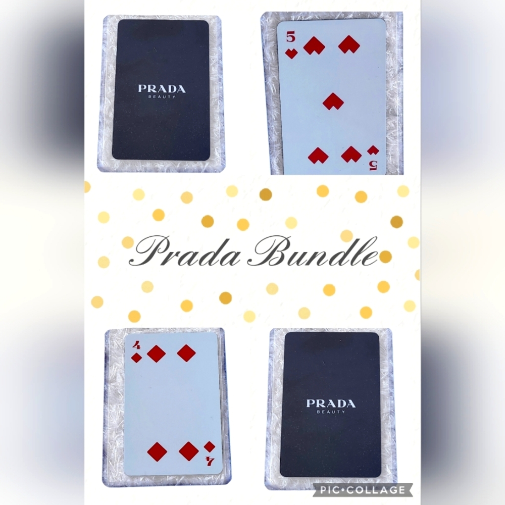 Prada New Bundle 4 💎 5❤️ Cards in Protective Cases